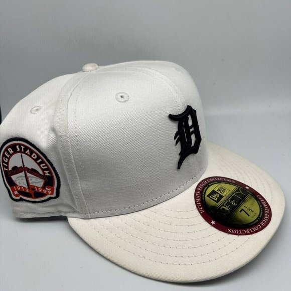 New Era Other - Detroit Tigers MLB 7 1/2 59Fifty New Era Hat Fitted Cap White Men